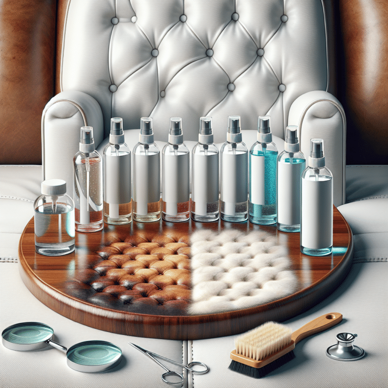 The Proper Method of Testing Cleaning Products on Leather