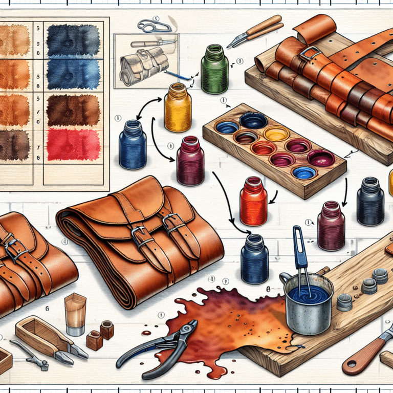 Step-by-Step Guide to Multi-Tone Leather Dyeing