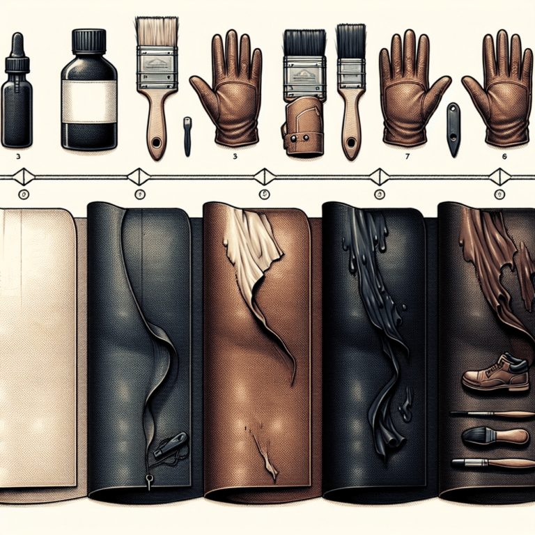 Step-by-Step Guide to Darkening Light Leather