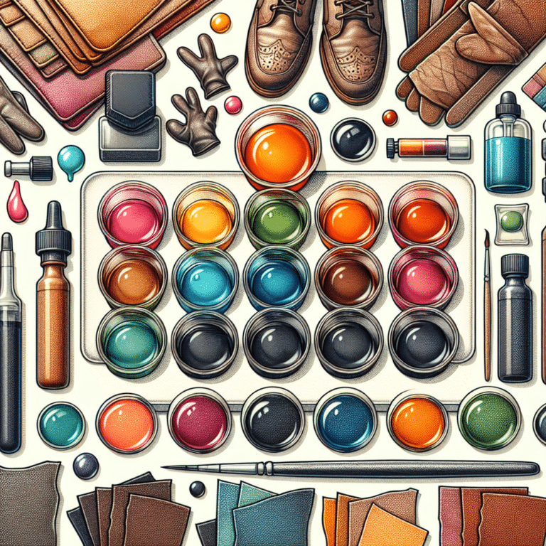 Combining Dyes for Custom Leather Shades