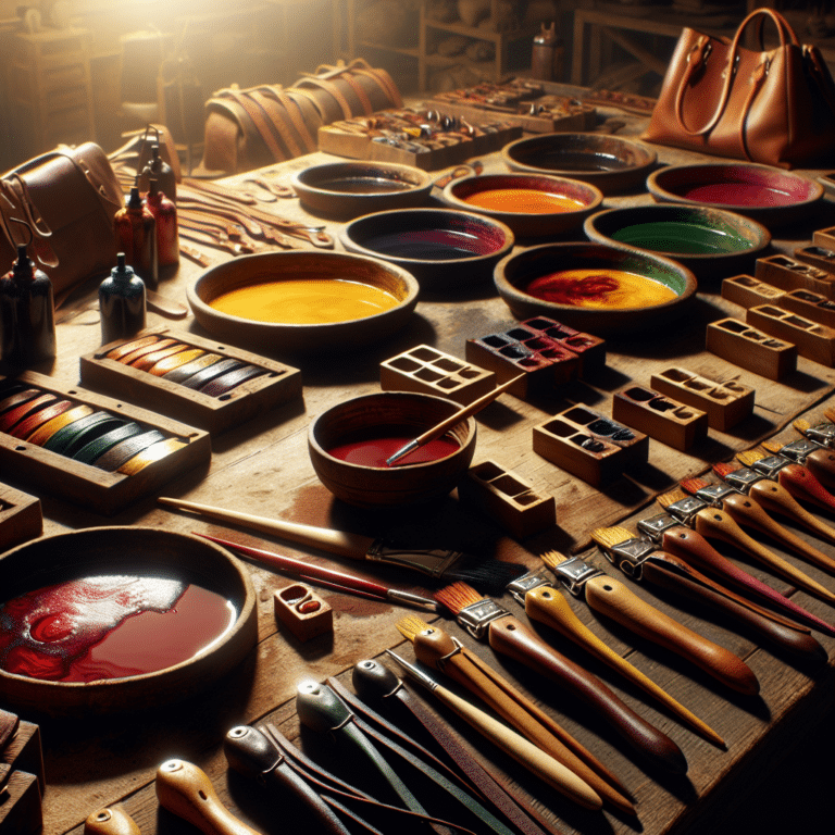 Dyeing Handles and Straps Separately