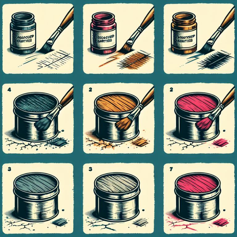 Recoloring Scratched Areas for a Uniform Look