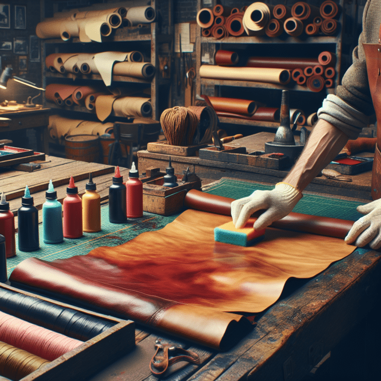 How to Apply Dye Evenly on Leather