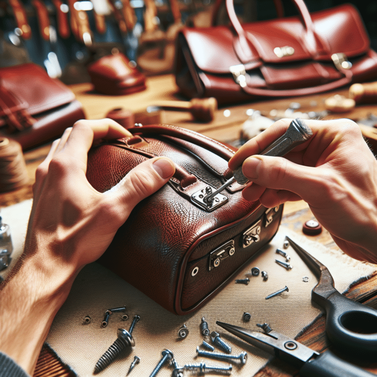 How to Fix Loose Hardware on Leather Bags