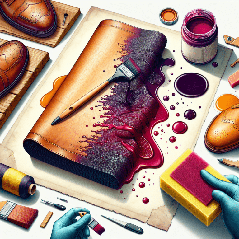  "Key Tips for Achieving Even Distribution of Dye on Leather