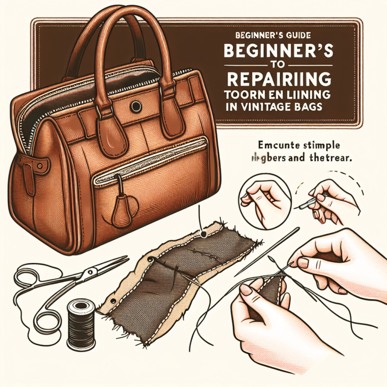 Beginner’s Guide to Repairing Torn Linings in Vintage Bags