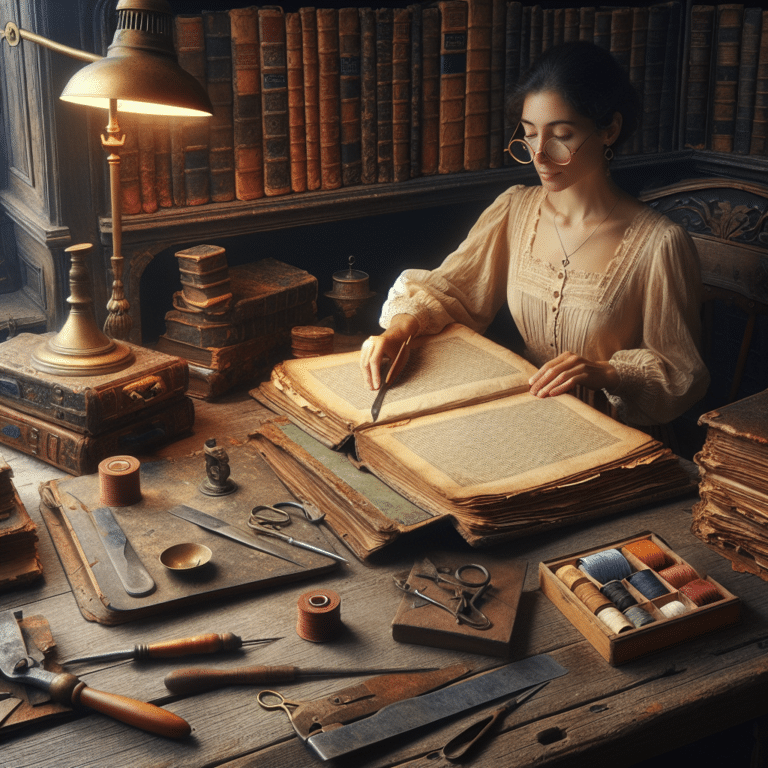  "Caring for Old Books: Book Repair Tips