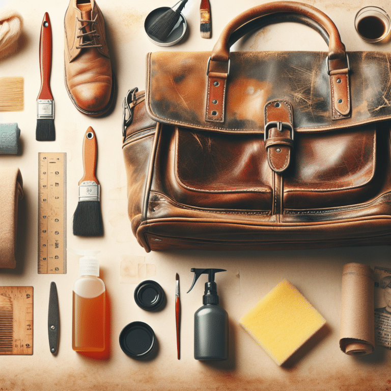 Restoring Worn Edges and Corners of Leather Bags