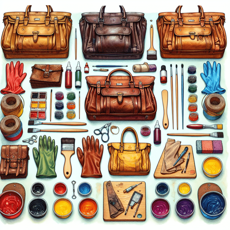 Beginners Guide to Dyeing Vintage Leather Bags