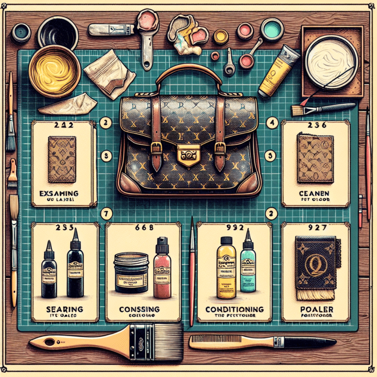  "Seven Steps to Restore Vintage Colors on Designer Bags