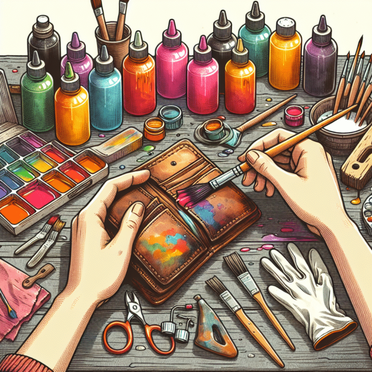  "Revamping Aged Accessories: Dyeing Old Leather Wallets and More.