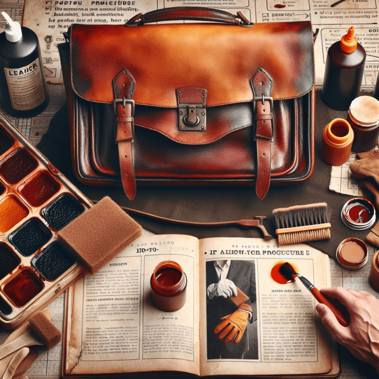 How to Choose and Use Leather Dye on Vintage Bags
