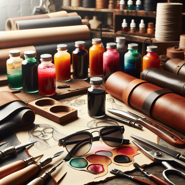  "Exploring the Art of Custom Leather Shades through Dye Mixing