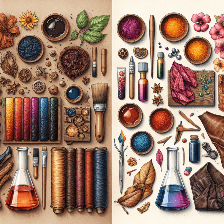 Natural vs Synthetic Leather Dyes: Which Is Better