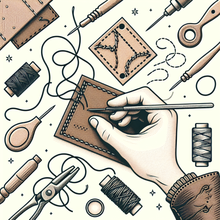 DIY Stitching for Minor Leather Repairs