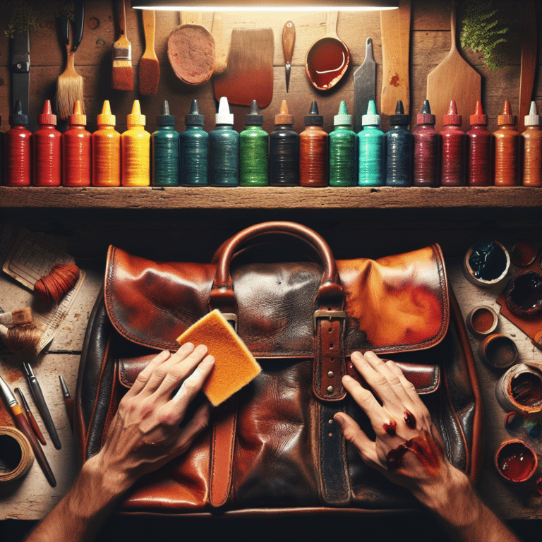 Choosing the Correct Dye for Your Vintage Leather Bag