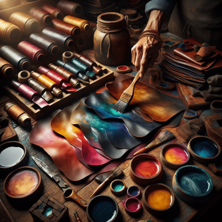  "An Exploration into Multi-Tone Leather Dyeing: A Detailed Guide