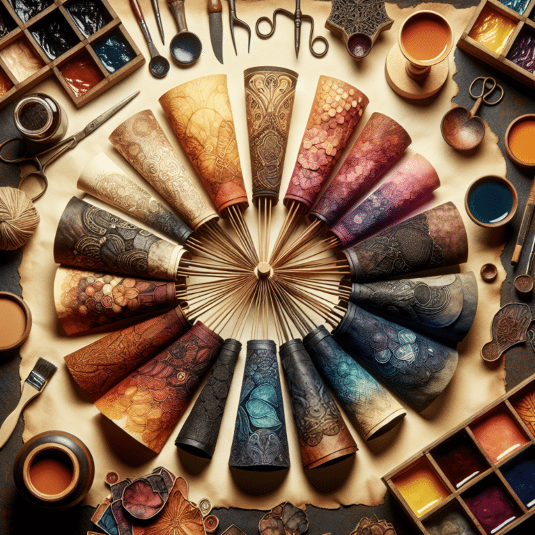  "Exploring the Art of Custom Leather Shades through Dye Mixing