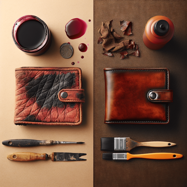  "Revamping Aged Accessories: Dyeing Old Leather Wallets and More.