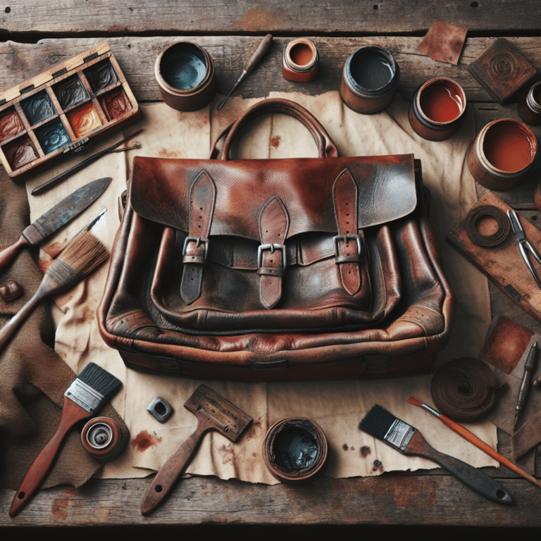 Preserving the Character: Recoloring Patina on Leather Bags