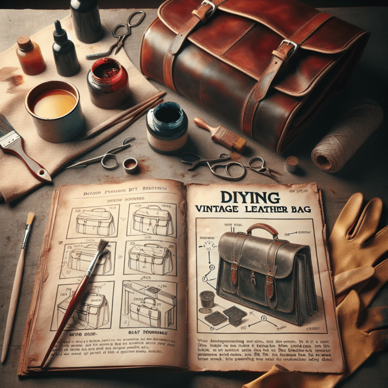 A Novice’s Guide: How to Dye Vintage Leather Bags