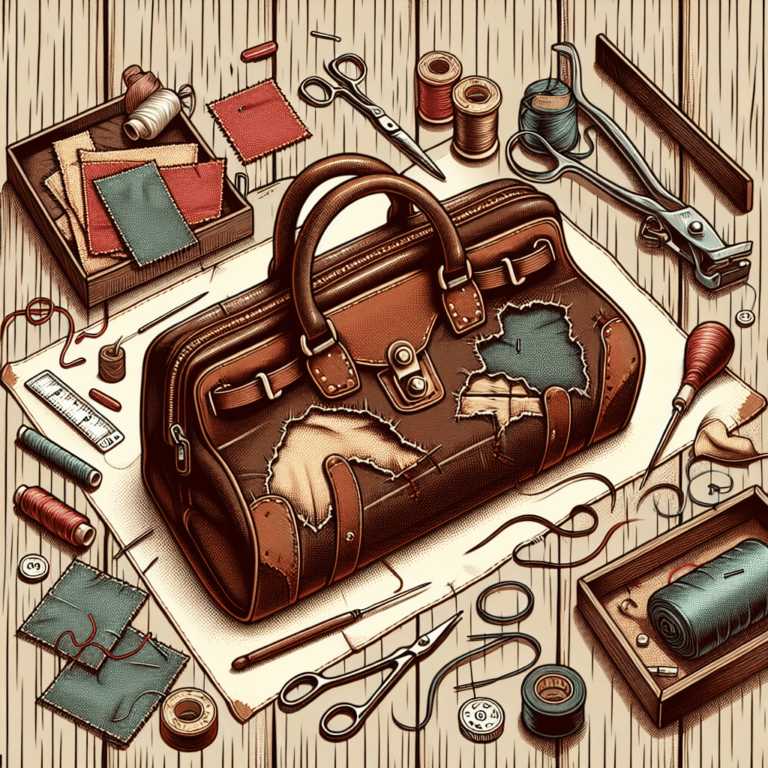 Repairing Torn Linings in Vintage Bags