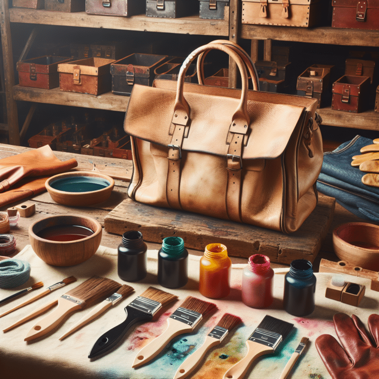 Reuse: A Beginner’s Guide to Leather Bag Dying